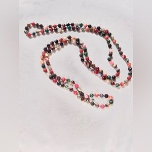 60” Colorful Pearl Endless Necklace